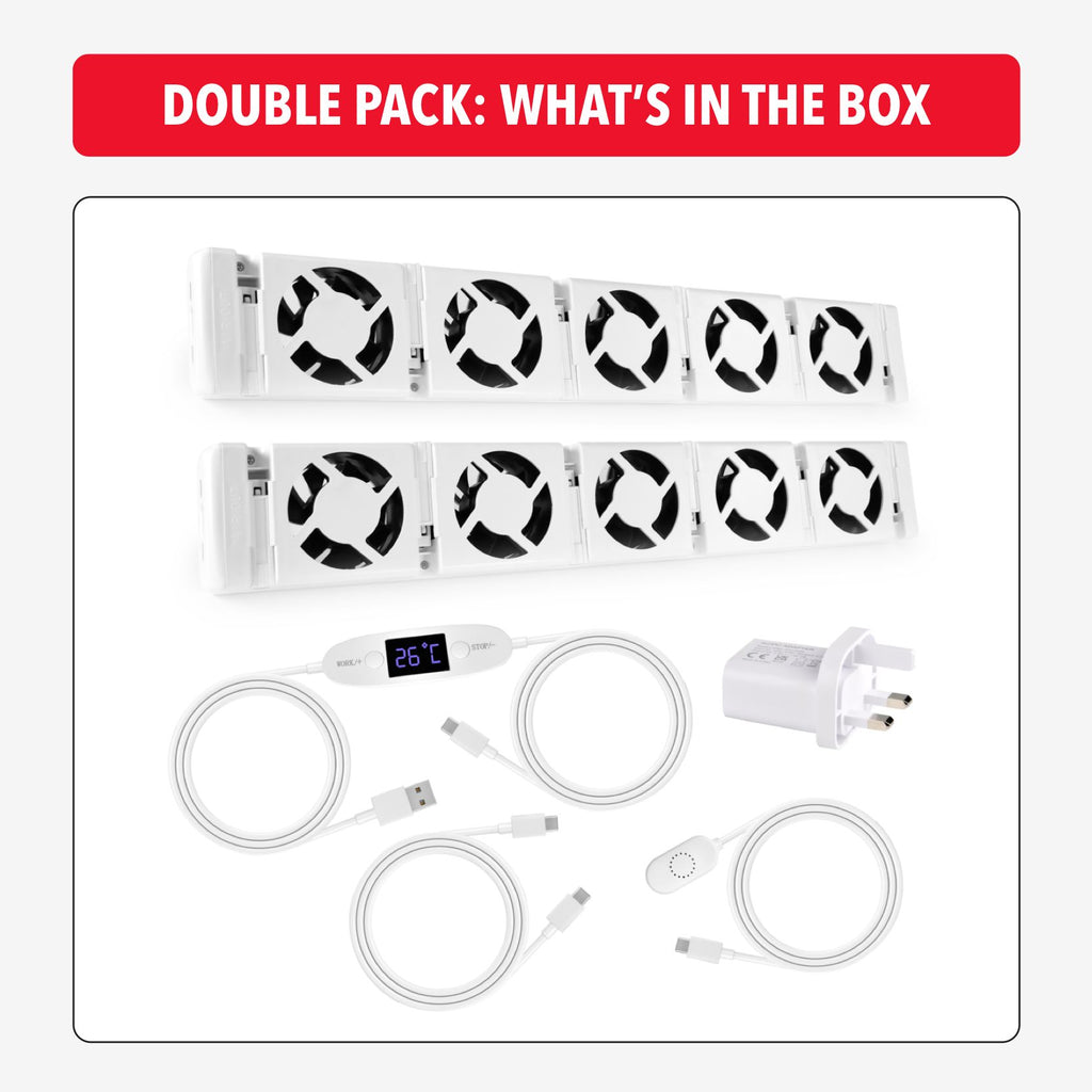 Best Radiator Boost Radboost Radiator Booster Fan - Double Pack