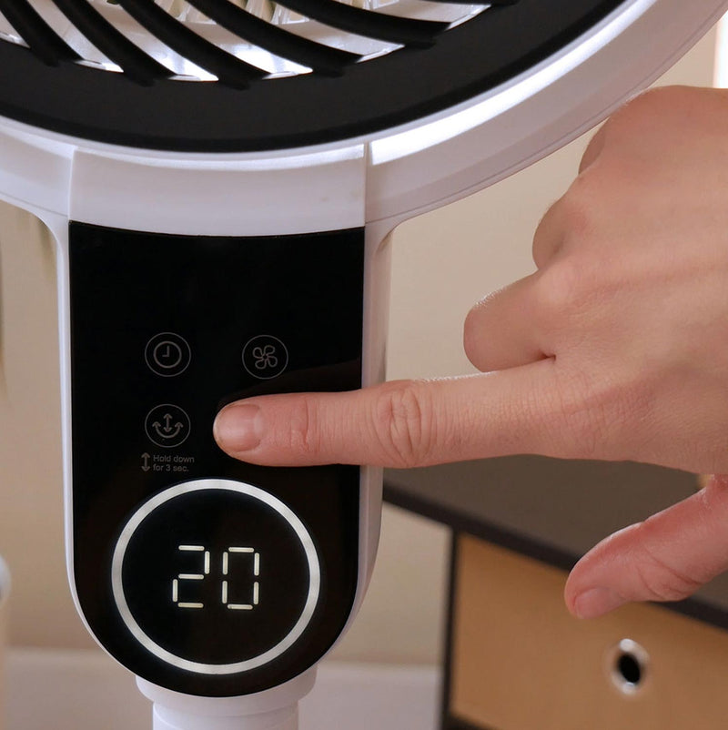 Vybra Dual Height Oscillating Fan